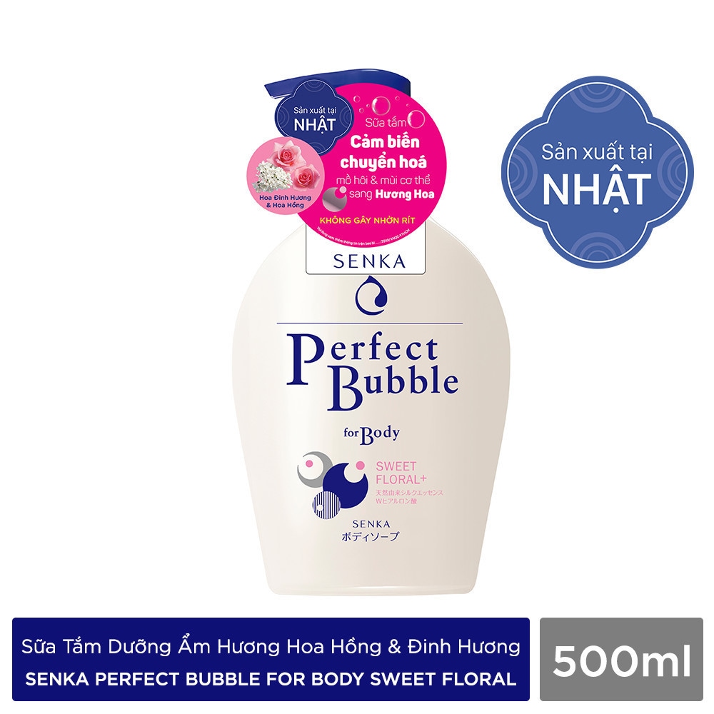 Sữa tắm senka perfect bubble 500ml