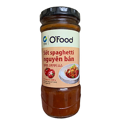 Sốt spaghetti o'food vị nguyên bản - 220g