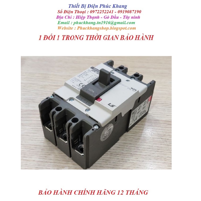 [FREESHIP] APTOMAT CB CẦU DAO 3PHA ABN 103C 100A