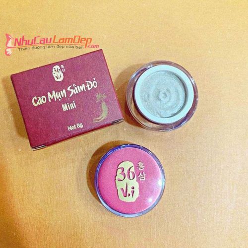 Cao mụn sâm đỏ 36 vị