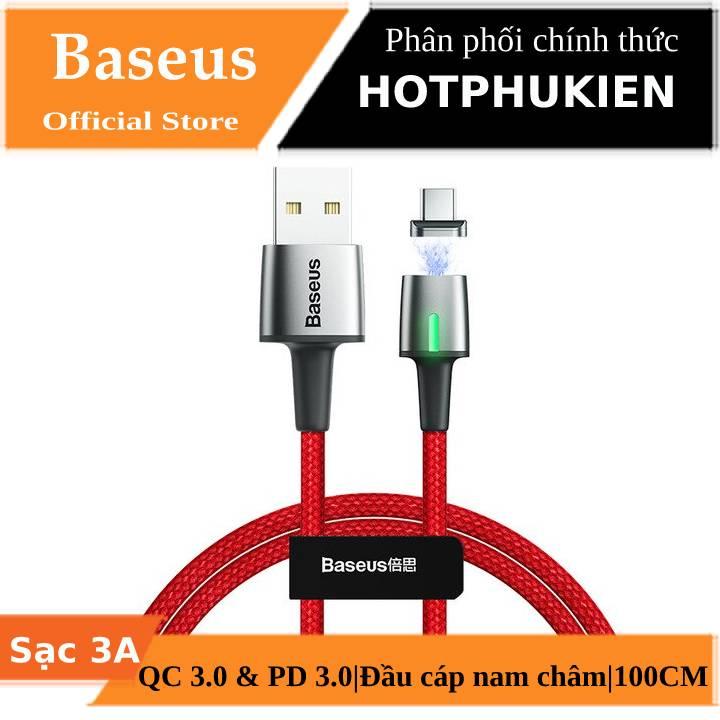 Dây cáp sạc nhanh nam châm Type-C cho Huawei, Samsung, iPhone hiệu Baseus Zinc Magnetic Cable Series 2 - Phân phối bởi Hotpukien