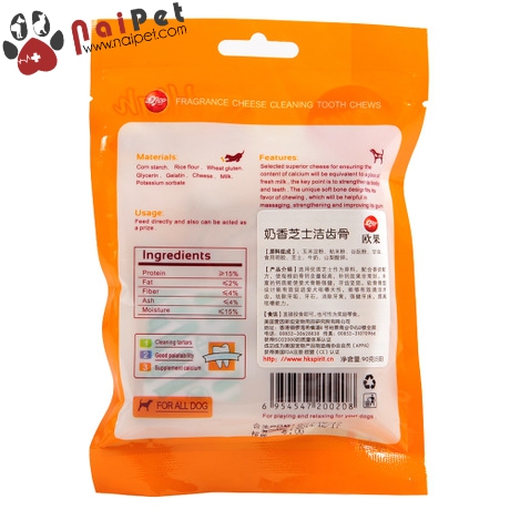 Đồ Ăn Vặt Xương Gặm Sạch Răng Orgo 90g