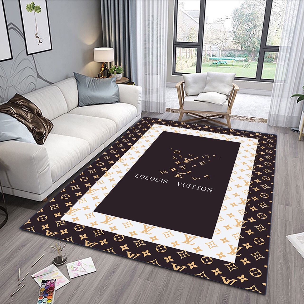 Thảm trải sàn bali mẫu thương hiệu 1m6x2m3