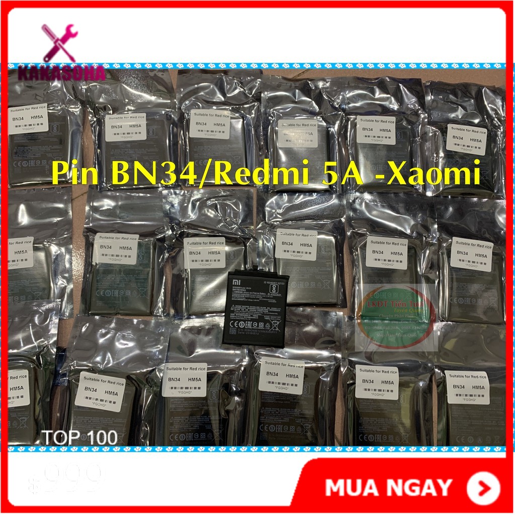 Pin bn34-redmi 5a xaomi