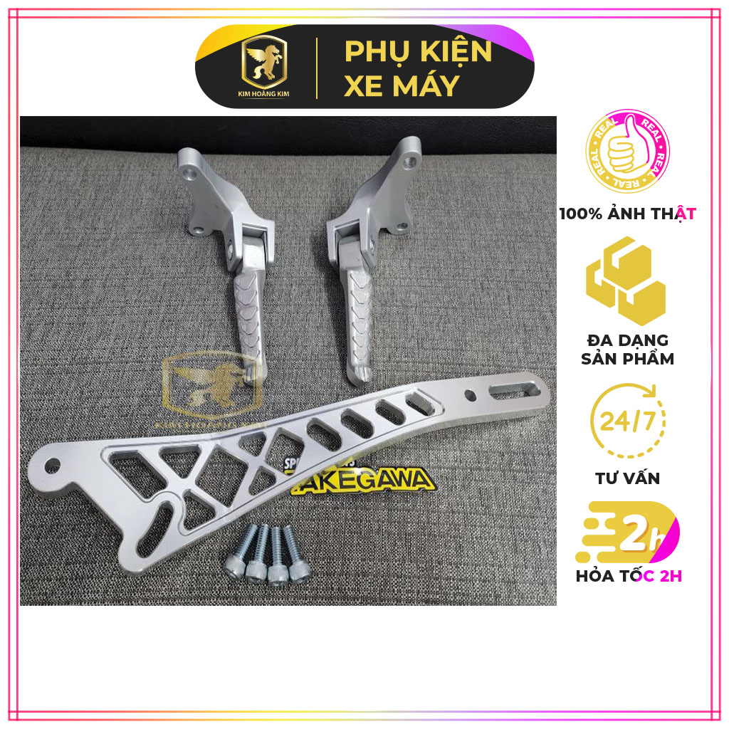 Gác chân exciter malay take kèm bát treo pô 10li đặc biệt cnc gắn pô zin và pô độ shop có 2 màu bạc.đen , uy tín, chất lượng, mua ngay