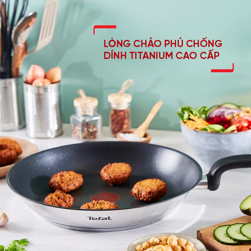 [Quà tặng không bán] Chảo chiên Tefal Primary 20cm/Tefal So Chef 21cm