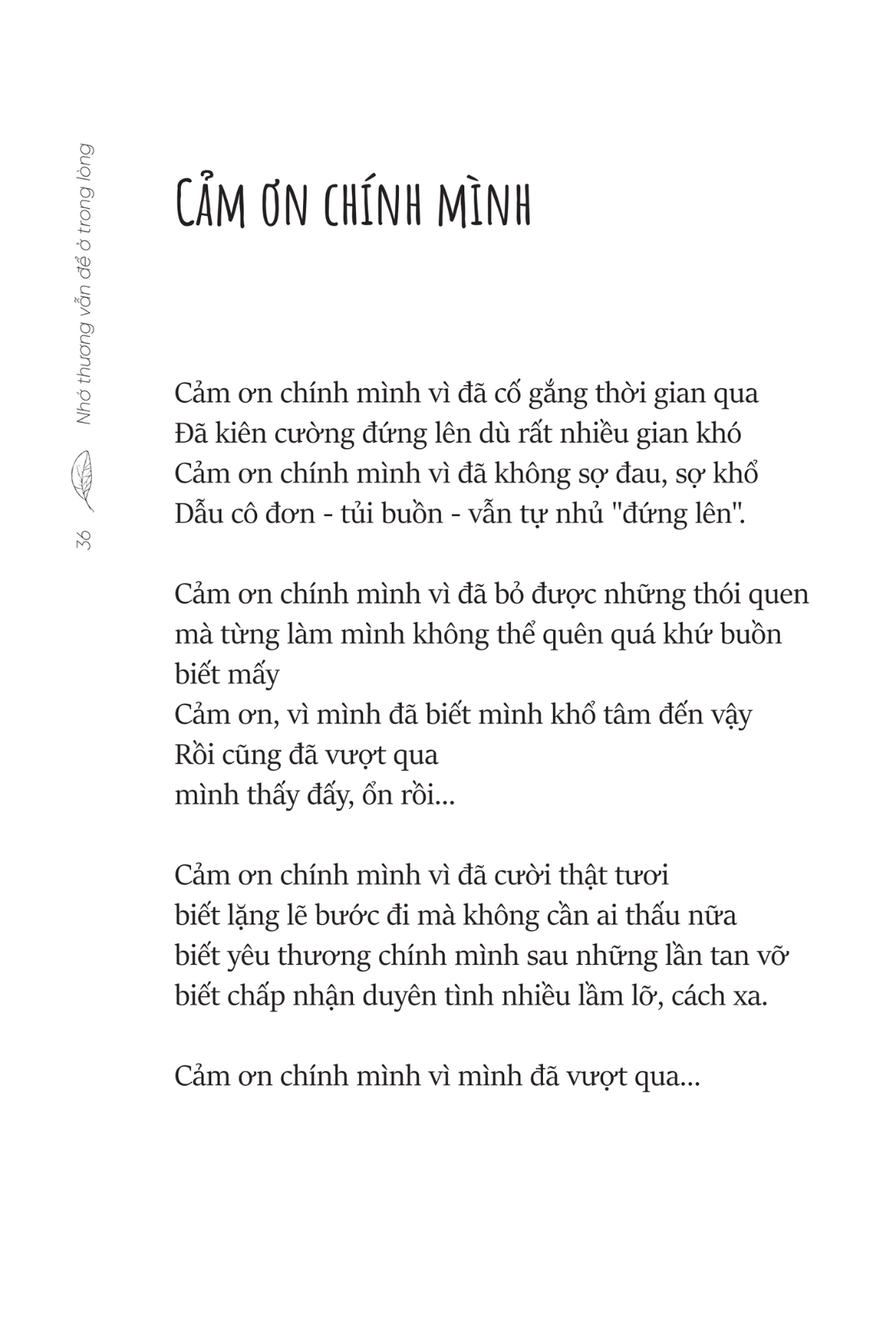 Sách Fahasa - Nhớ Thương Vẫn Để Ở Trong Lòng