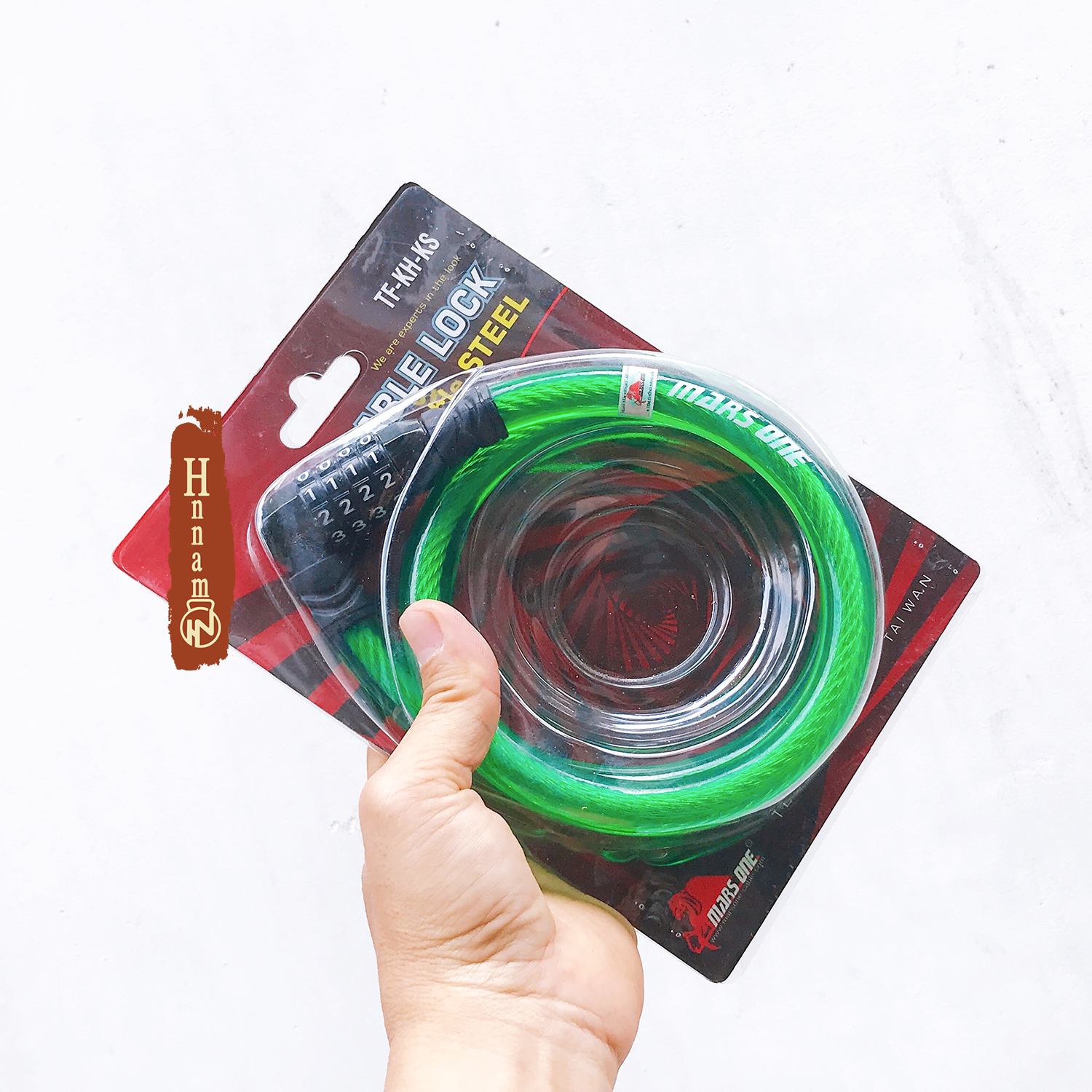 Dây khóa 4 số cao cấp mars one taiwan - bảo vệ xe của bạn với ống nhựa cáp chất lượng cao và khóa 4 số an toàn, độ dài 76cm - mua ngay trên lazada