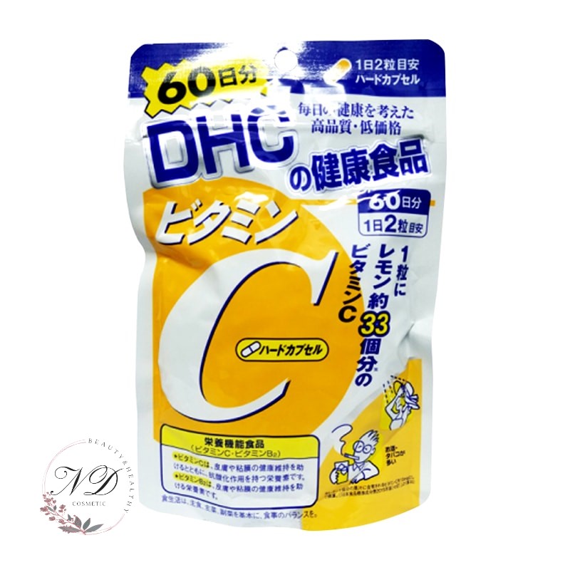 VIên uống chống nắng và bổ sung vitamin C 60 ngày DHC của Nhật