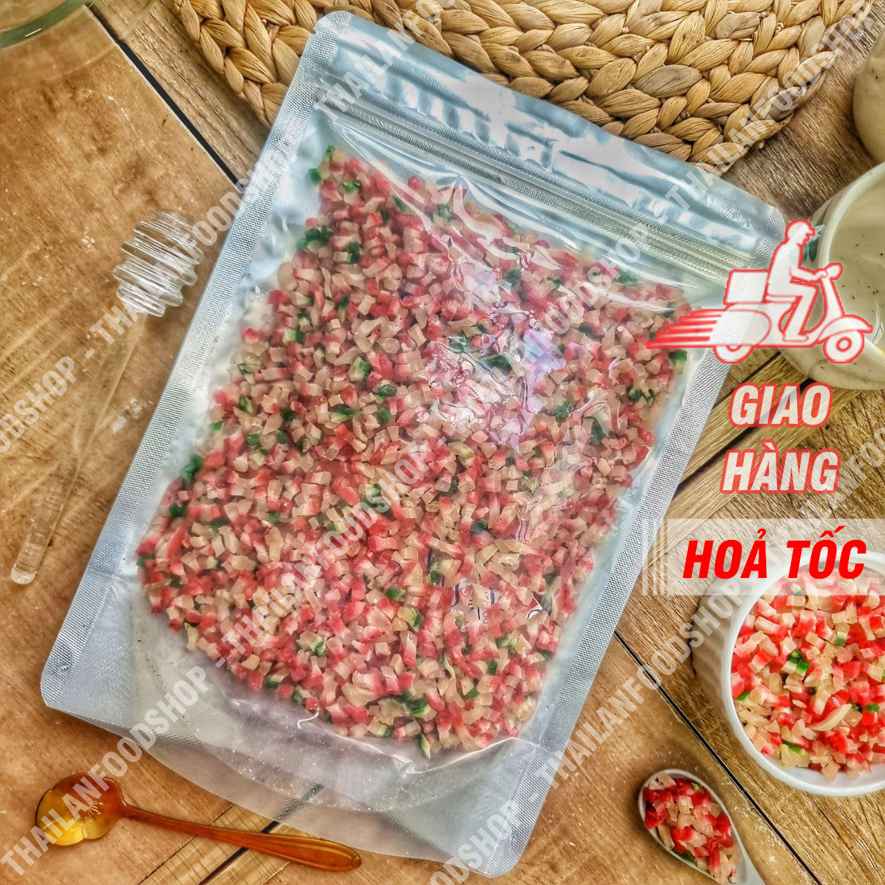 Hạt Lựu Khô 3 Màu Túi 500Gram