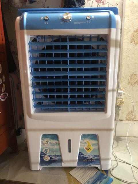 QUẠT ĐIỀU HÒA HƠI NƯỚC [HS-35A] mặt kính, 45 lít