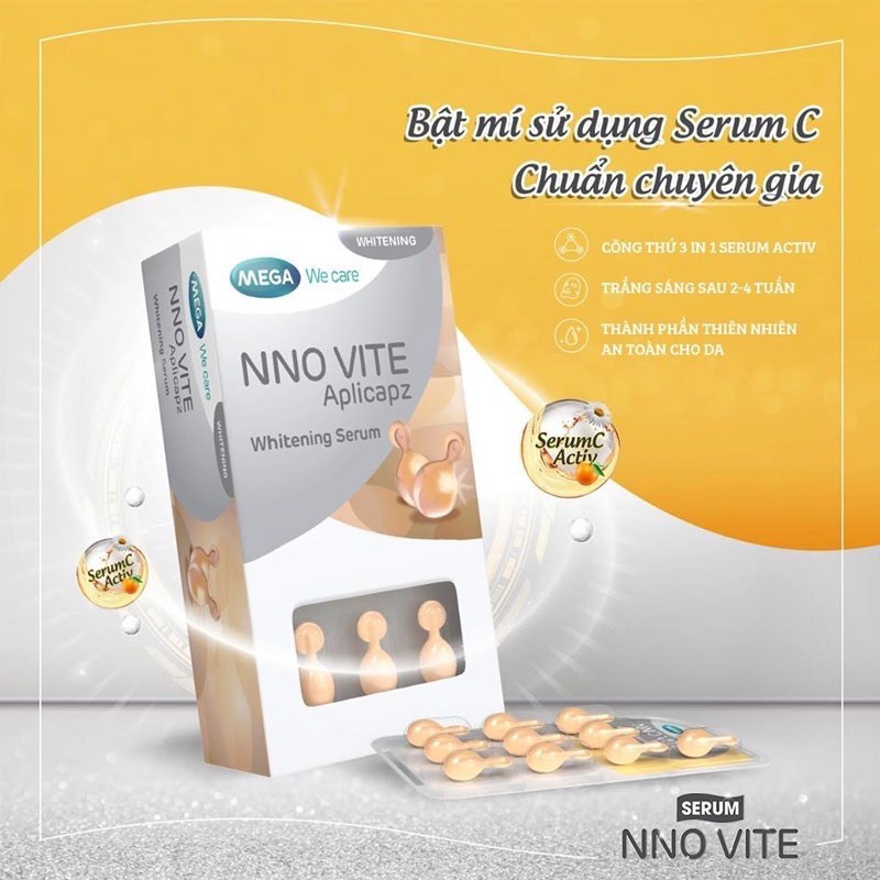 Viên e nno vite trắng da whitening 10 viên