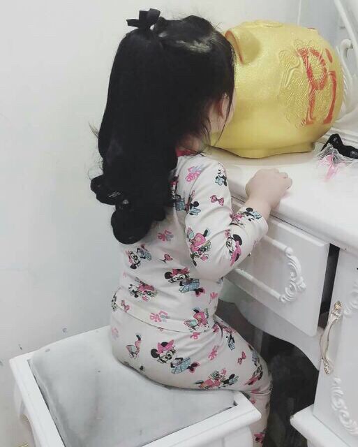 Tóc cột xoăn ngắn 30cm dành cho bé gái