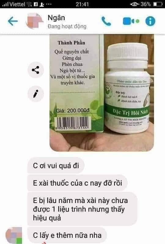 Hôi nách Trần Kim Huyền