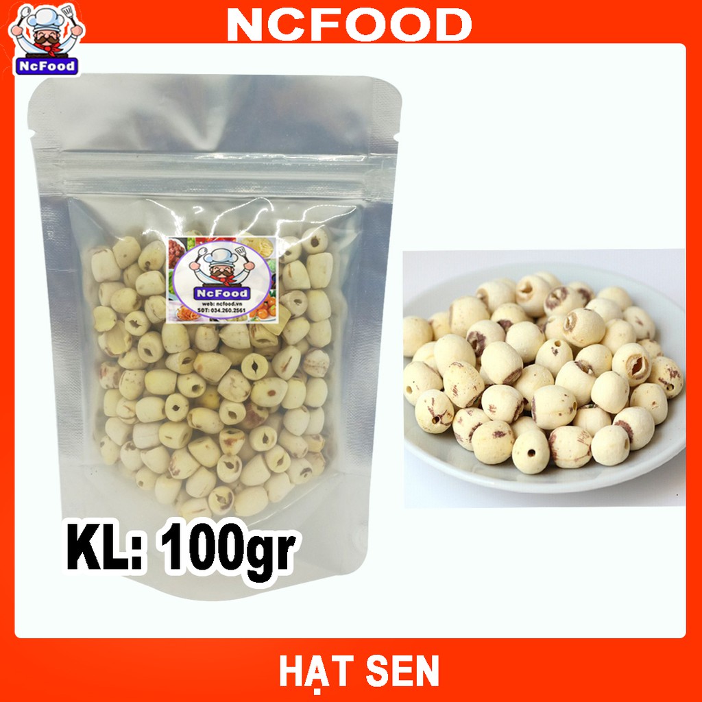 Hạt Sen Khô Nấu Chè Loại Ngon 100gr
