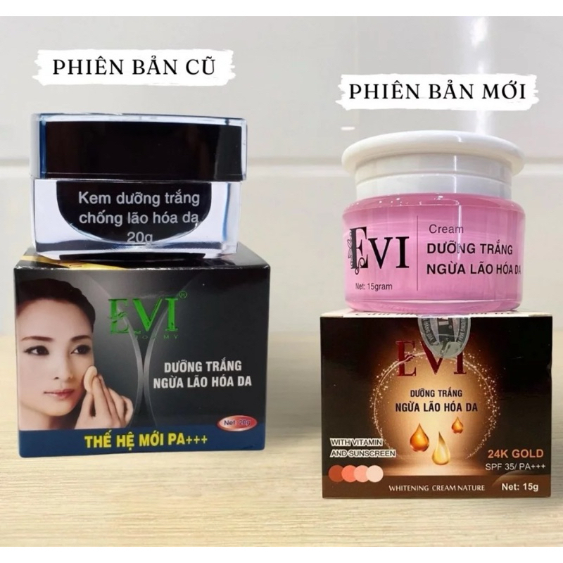 Kem Evi trắng da ngừa Lão Hoá