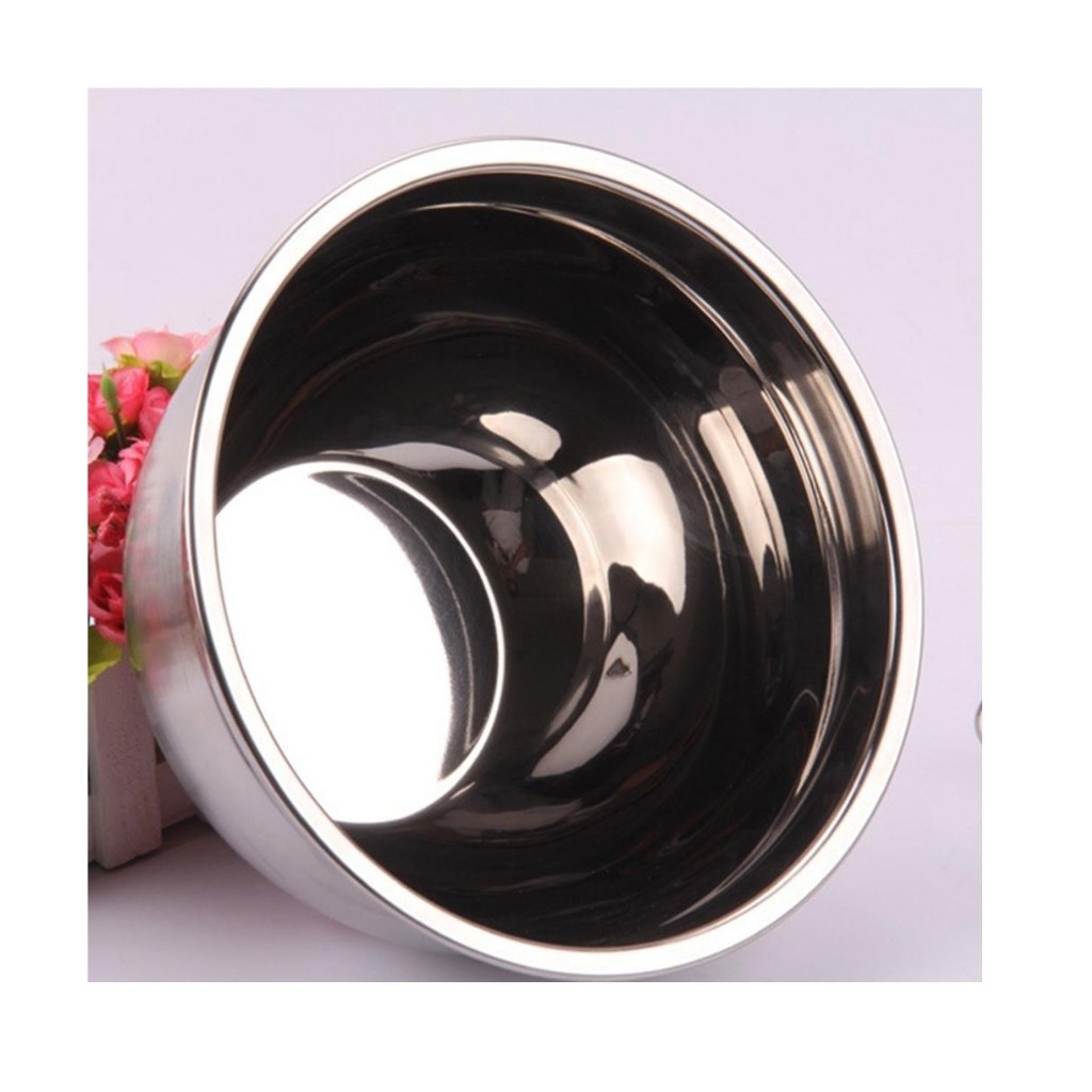 Tô Trộn Bột Đế Slicon Các Size 20cm, 22cm, 24cm ( Loại Đẹp Inox 304)