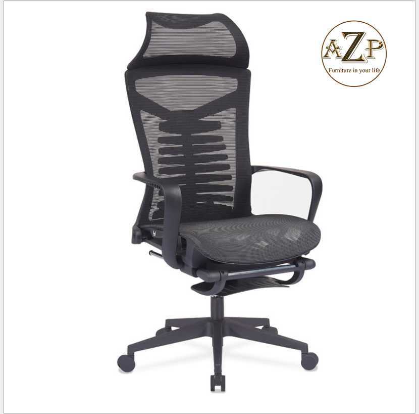 Ghế Văn Phòng Ergonomic Hỗ Trợ Cột Sống Lưng, Có Ngả Lưng & Gác Chân thư giản - 9019-HS