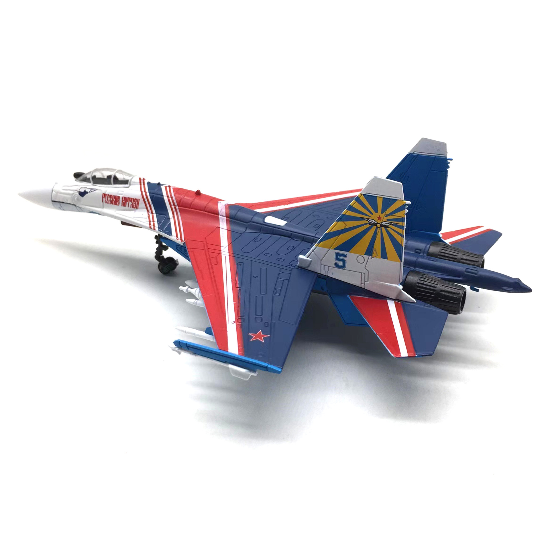 Mô hình máy bay chiến đấu Su 35 Nga màu đỏ