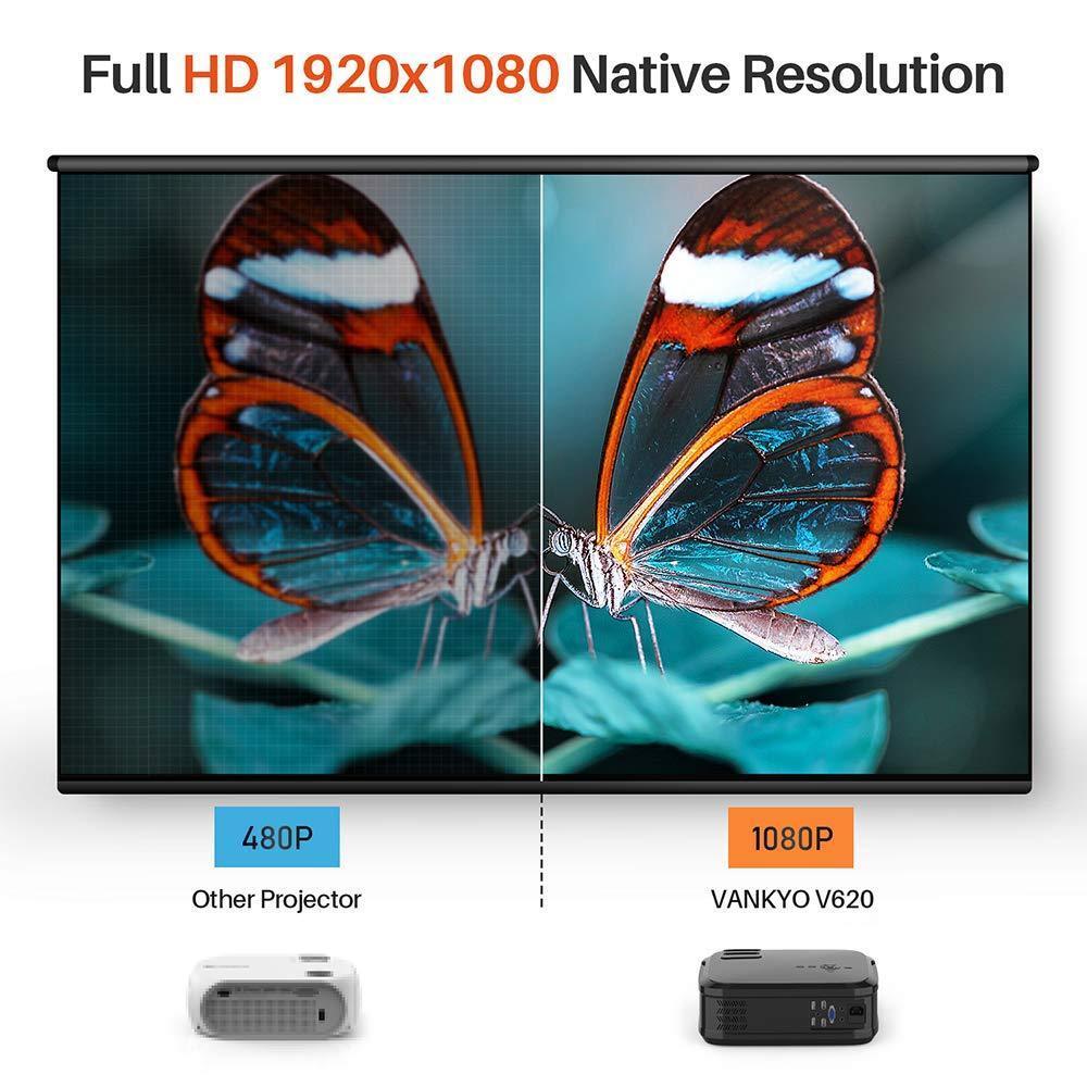 [Trả góp 0%][ VOUCHER 200K ] - Máy chiếu VANKYO Performance V620 Full HD 1080p - Hàng chính hãng