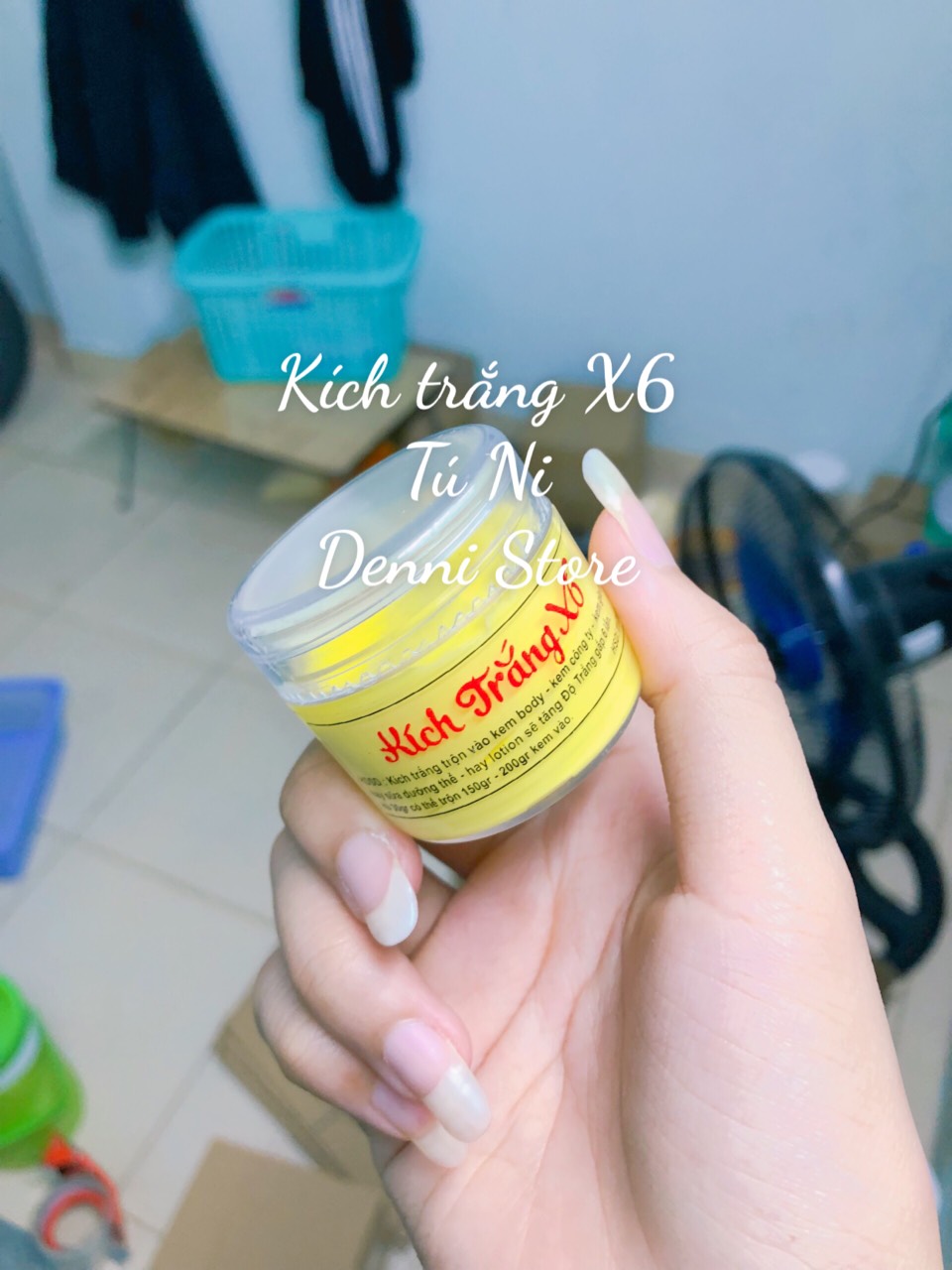 [Hoàn tiền 20%] Combo 10 hủ kem kích trắng X6 siêu trắng da nhân sâm