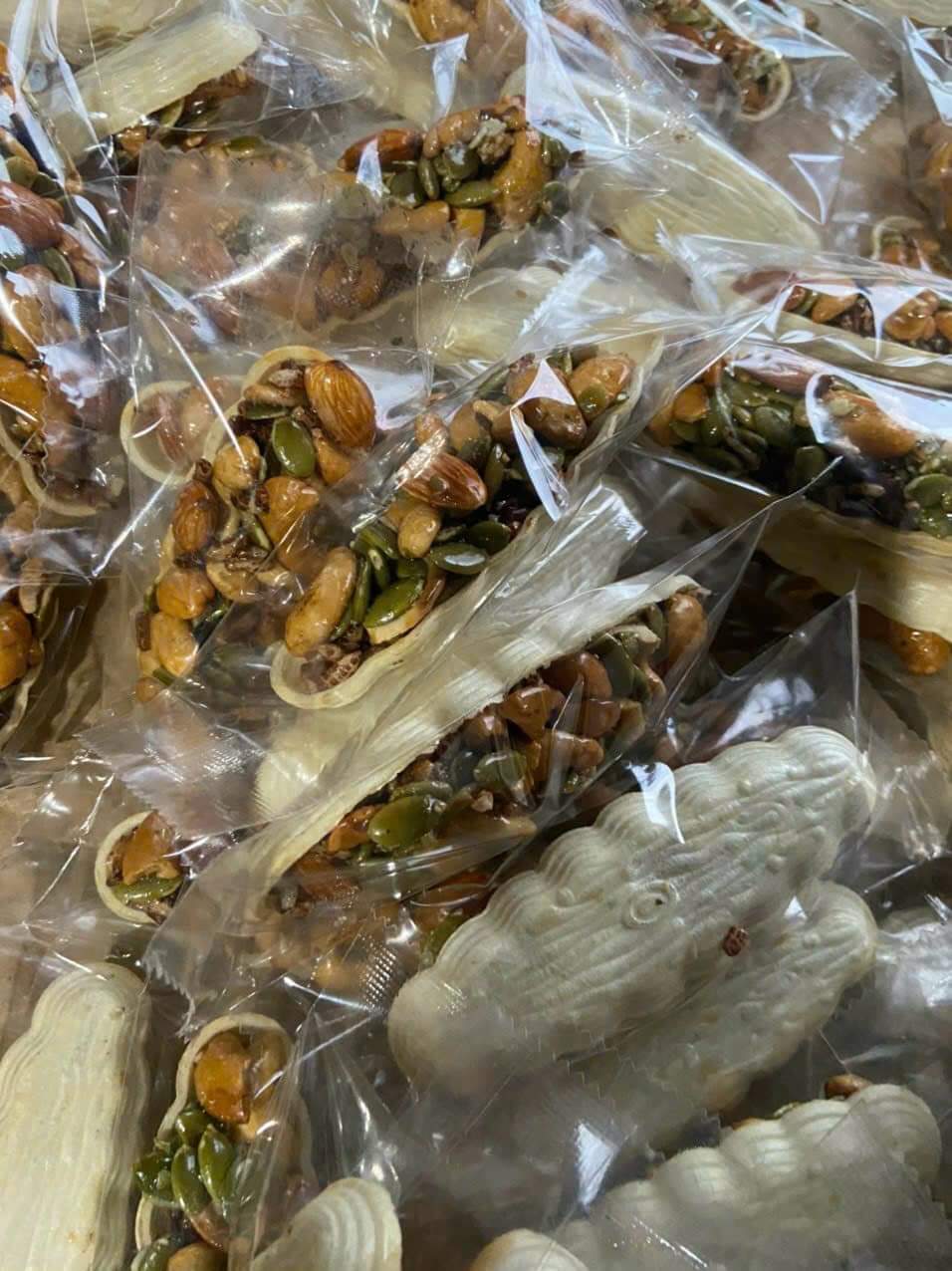 500gam Bánh thuyền mix hạt ngũ cốc