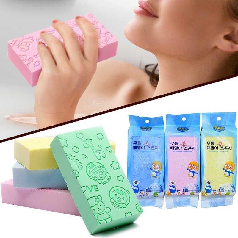 Bông Tắm Kỳ Ghét Loại Bỏ Bụi Bẩn Tẩy Da Chết Toàn Thân - Miếng Mút Bọt Biển Siêu Dai