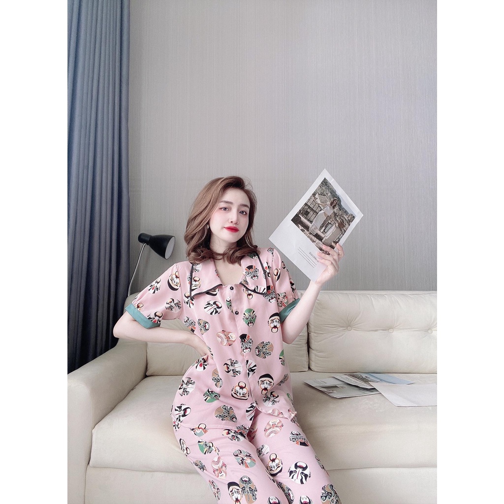 Bộ pijama mango cộc dài (40-60kg)