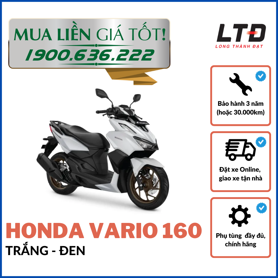 HCM-TRẢ GÓP 0% Honda Vario 160 - Phanh ABS