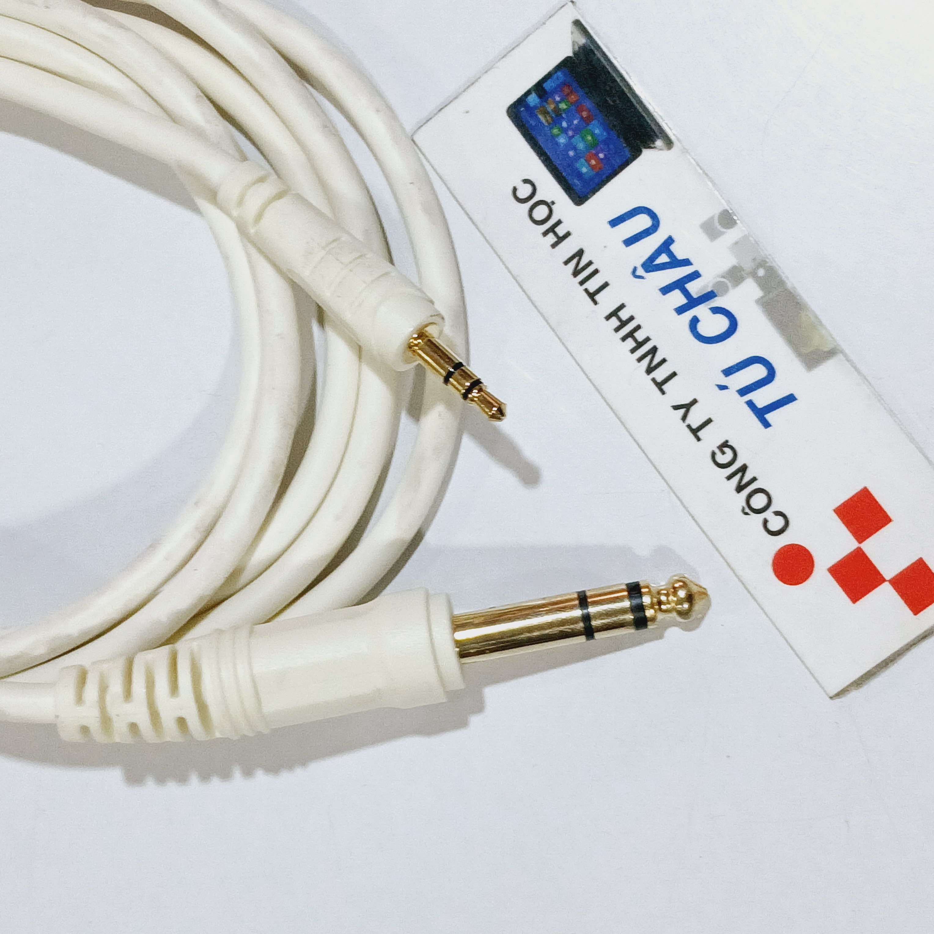 Cáp 6 Ly ra 3.5 Ly dài 1.5m / 1.8m / 3m (6 Ly MONO / STEREO) ra 3.5 Ly - Tín hiệu sử dụng 2 chiều)