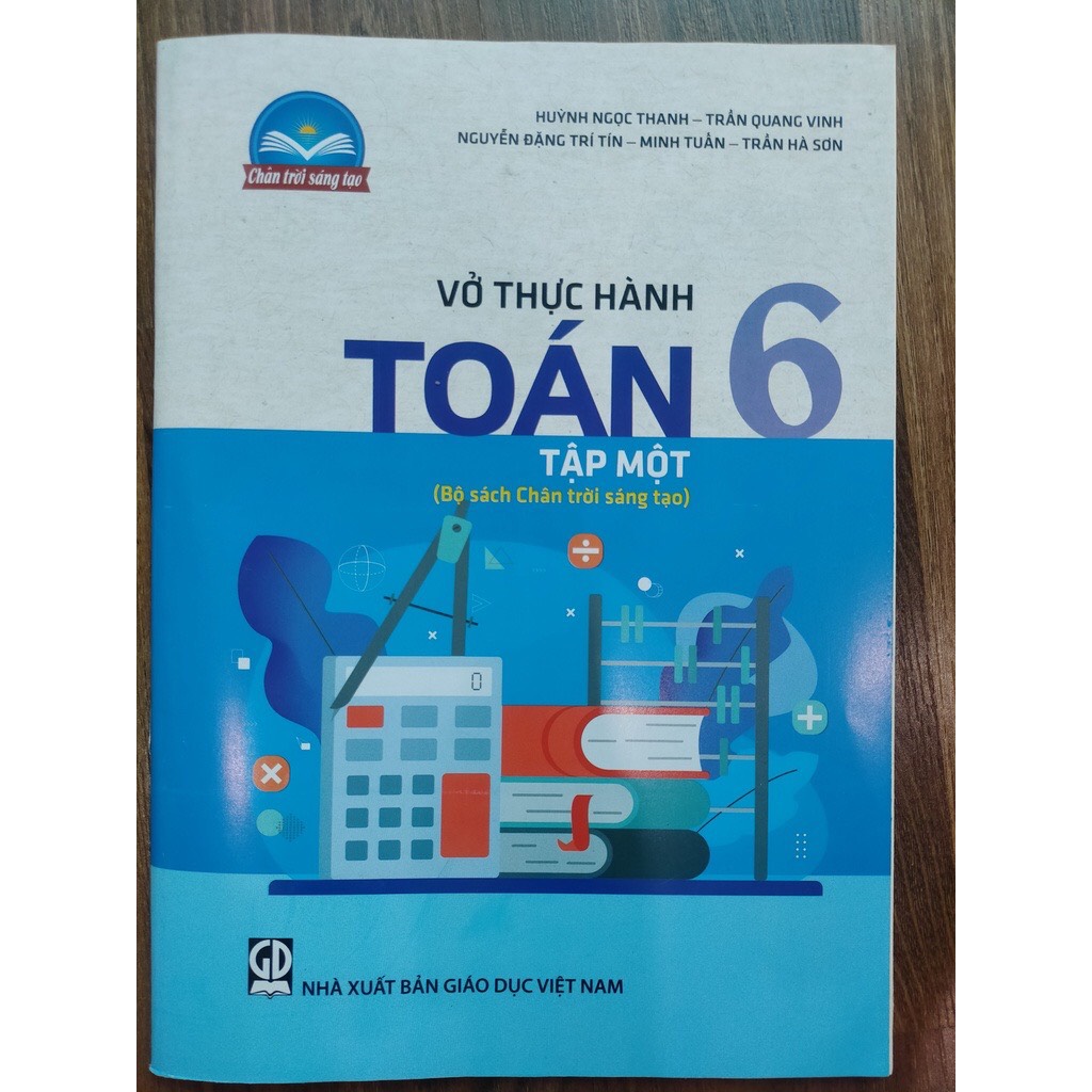 Sách - Combo Vở thực hành Toán 6 - tập 1 + 2 (Bộ sách Chân trời sáng tạo)