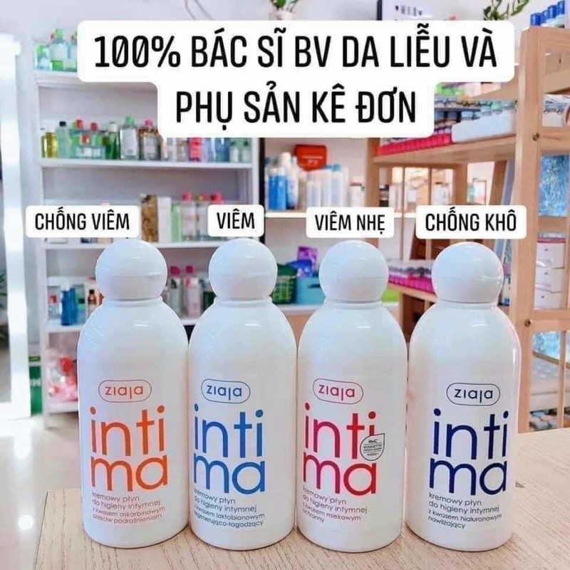 Dung dịch vệ sinh ziaja intama