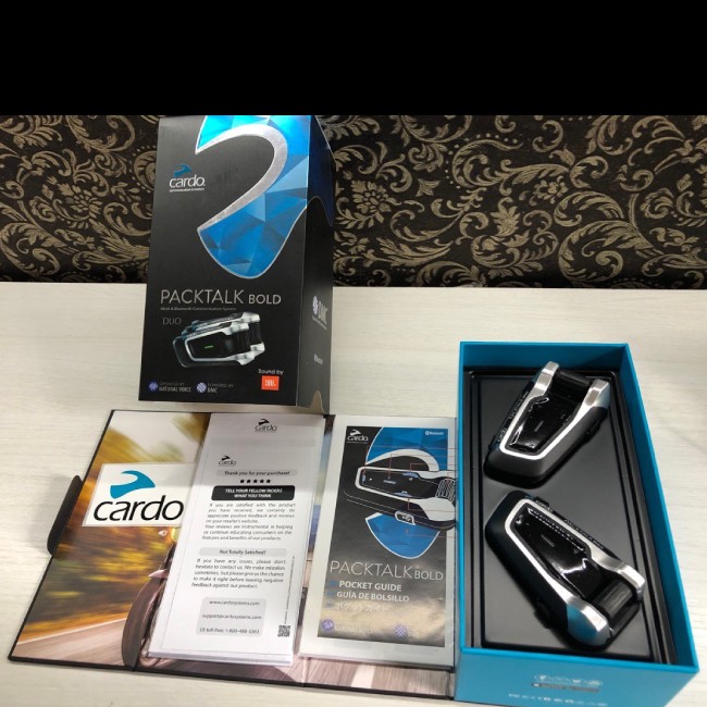 [HCM]Cardo - Cặp tai nghe BLUETOOTH CARDO PACKTALK BOLD