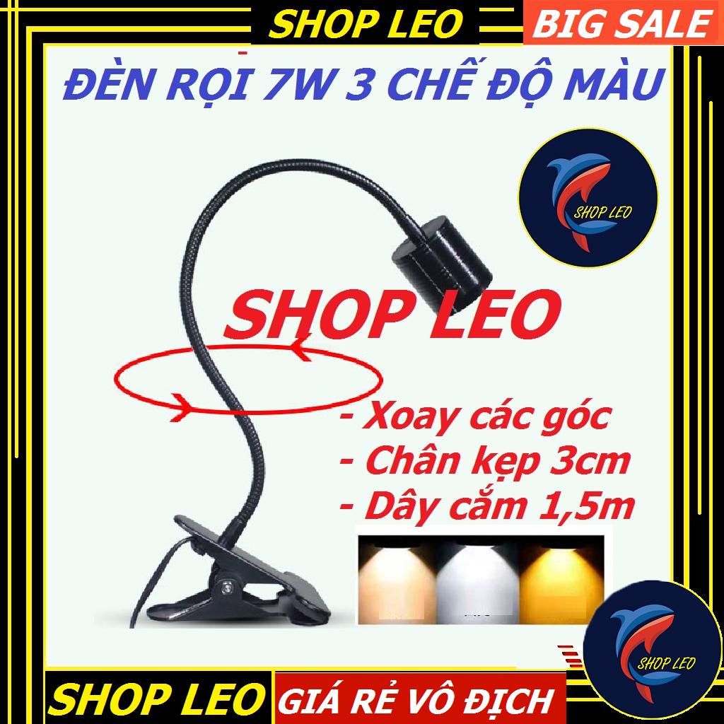 Đèn rọi bể cá 7W -Chân kẹp 3cm- Đèn led rọi biotop - bể cá thủy sinh - hồ cá cảnh-Shopleo