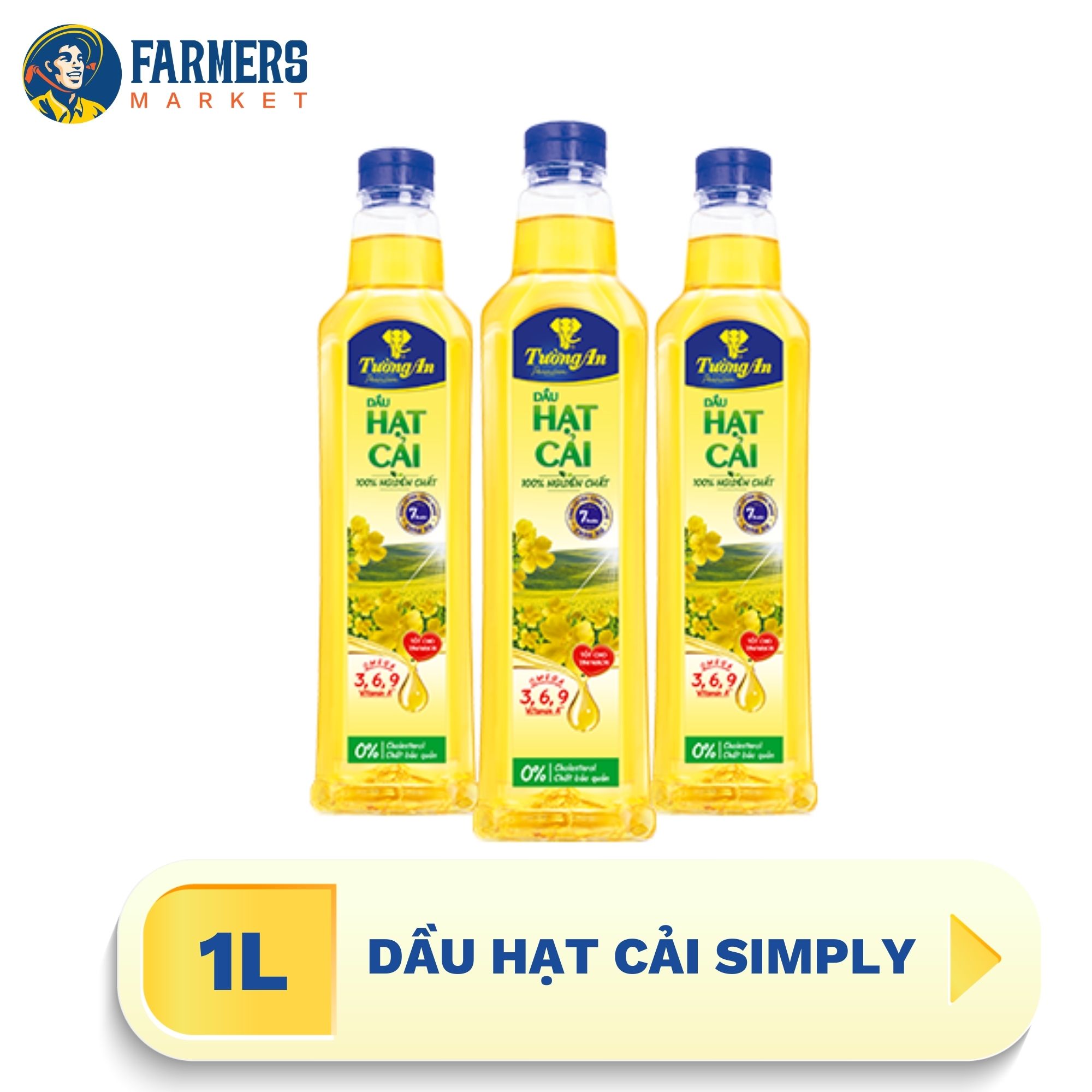 [Giao hàng toàn quốc] Dầu hạt cải Simply 1L