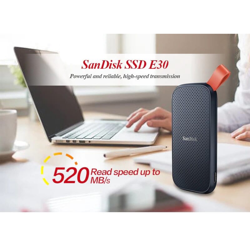 ssd sandisk e30 ổ cứng di động