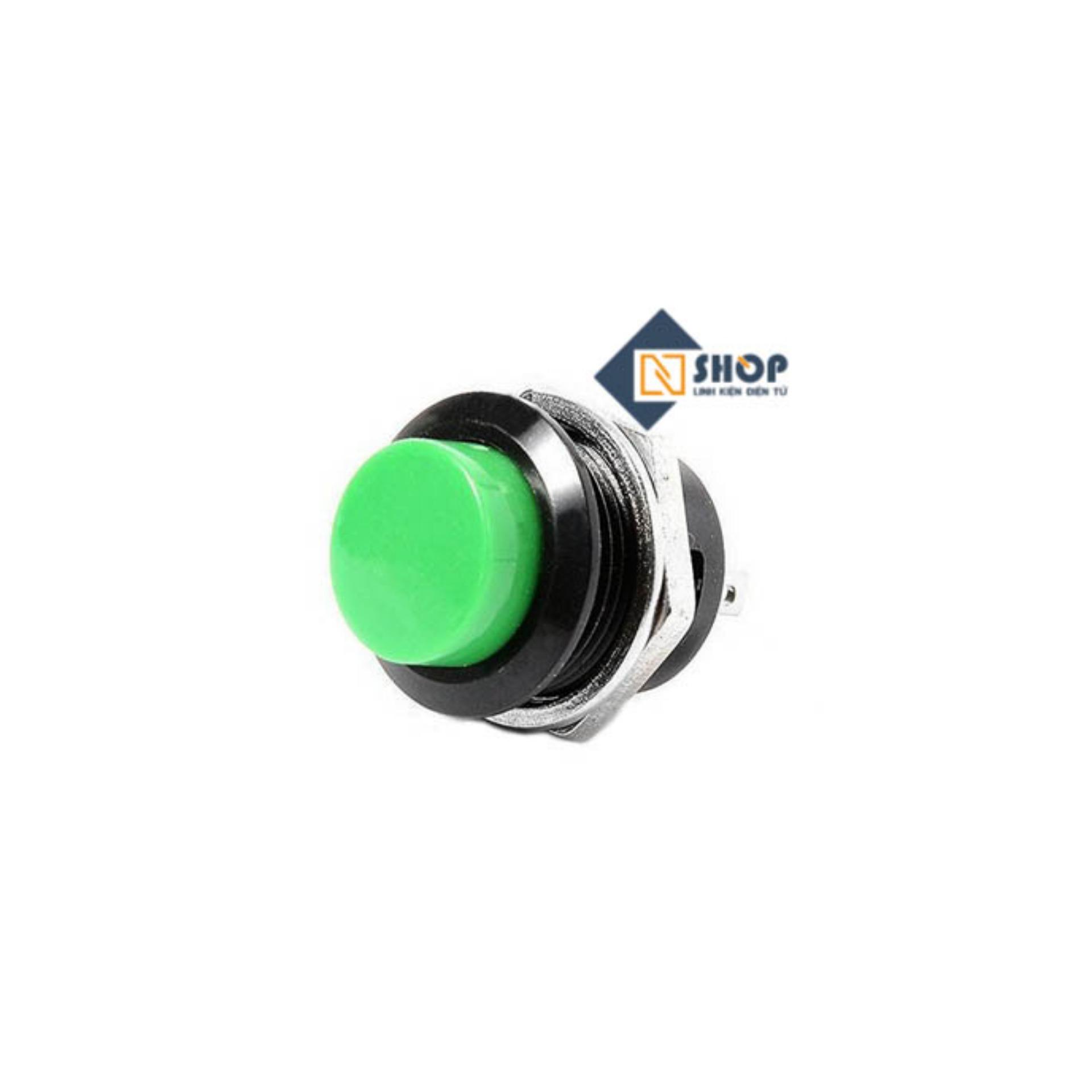 2 Nút nhấn nhả R13-507 16mm (xanh)