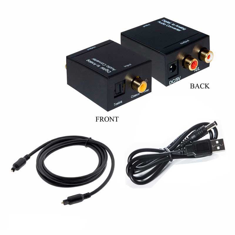 Bộ Chuyển (Cáp Quang) Optical Ra Av Audio + Jack3.5 ( Kèm Dây Optical)