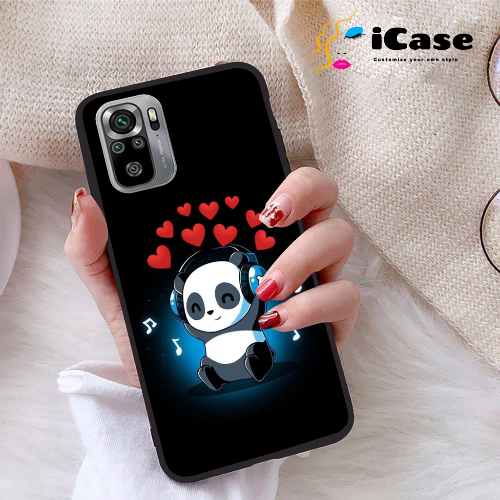 Ốp lưng Xiaomi Redmi Note 10S viền dẻo TPU BST Panda