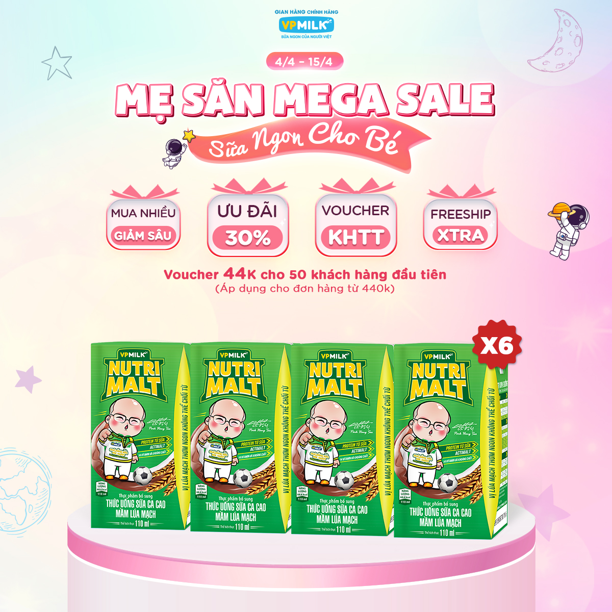 [6 Lốc 110ml] Sữa Ca Cao Mầm Lúa Mạch Đen Nutrimalt 110ml Cho Bé Từ 1 Tuổi