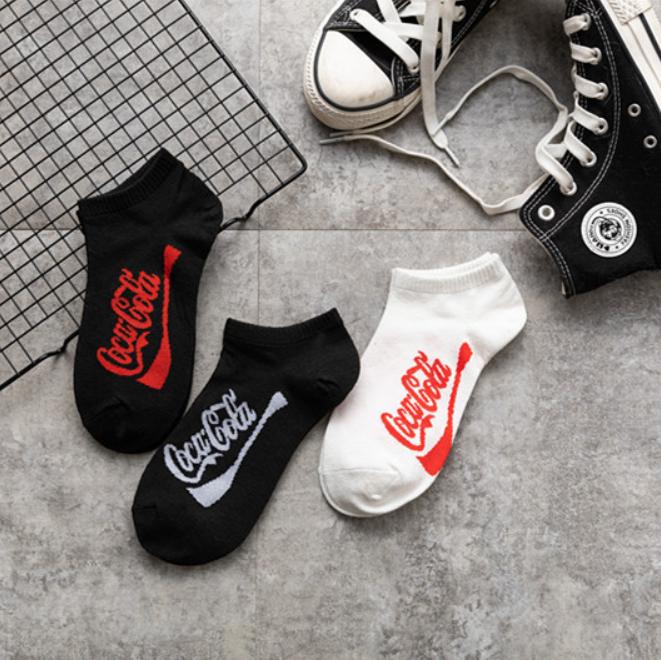 Set 10 đôi Tất, Vớ Nam Coca cổ ngắn thời trang