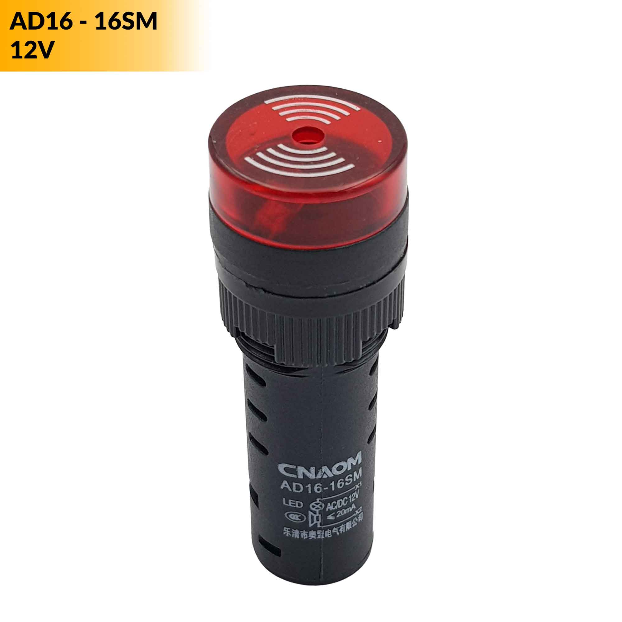 Đèn báo có còi ad16 - 16sm 12v, 24v, 220v