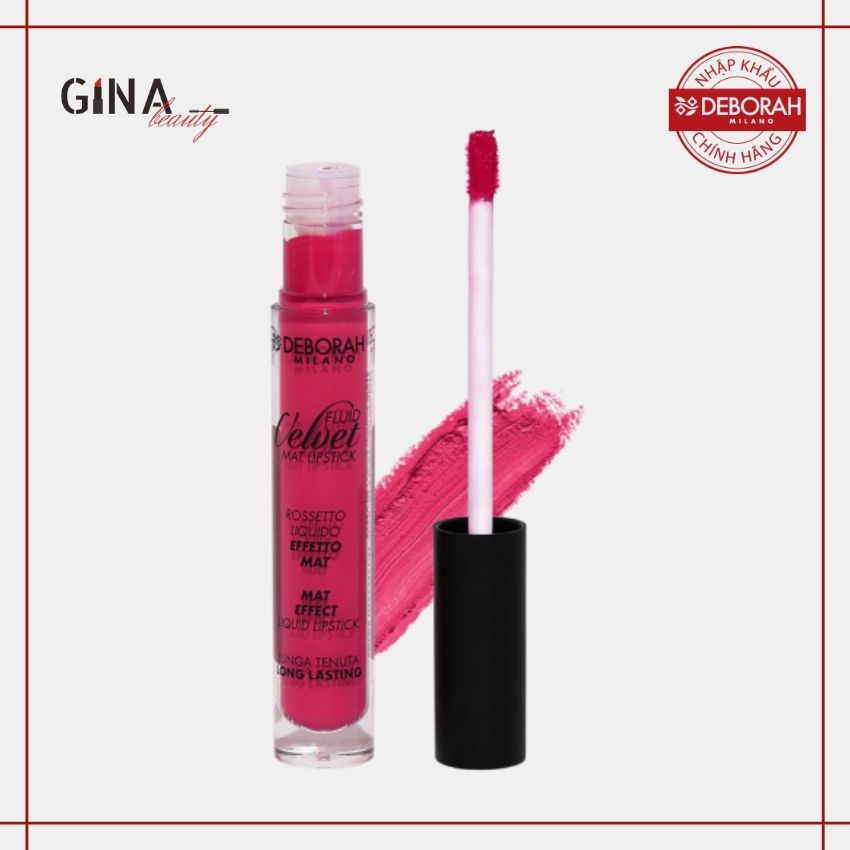 Son kem lỳ Deborah Fluid Velvet Mat Lipstick