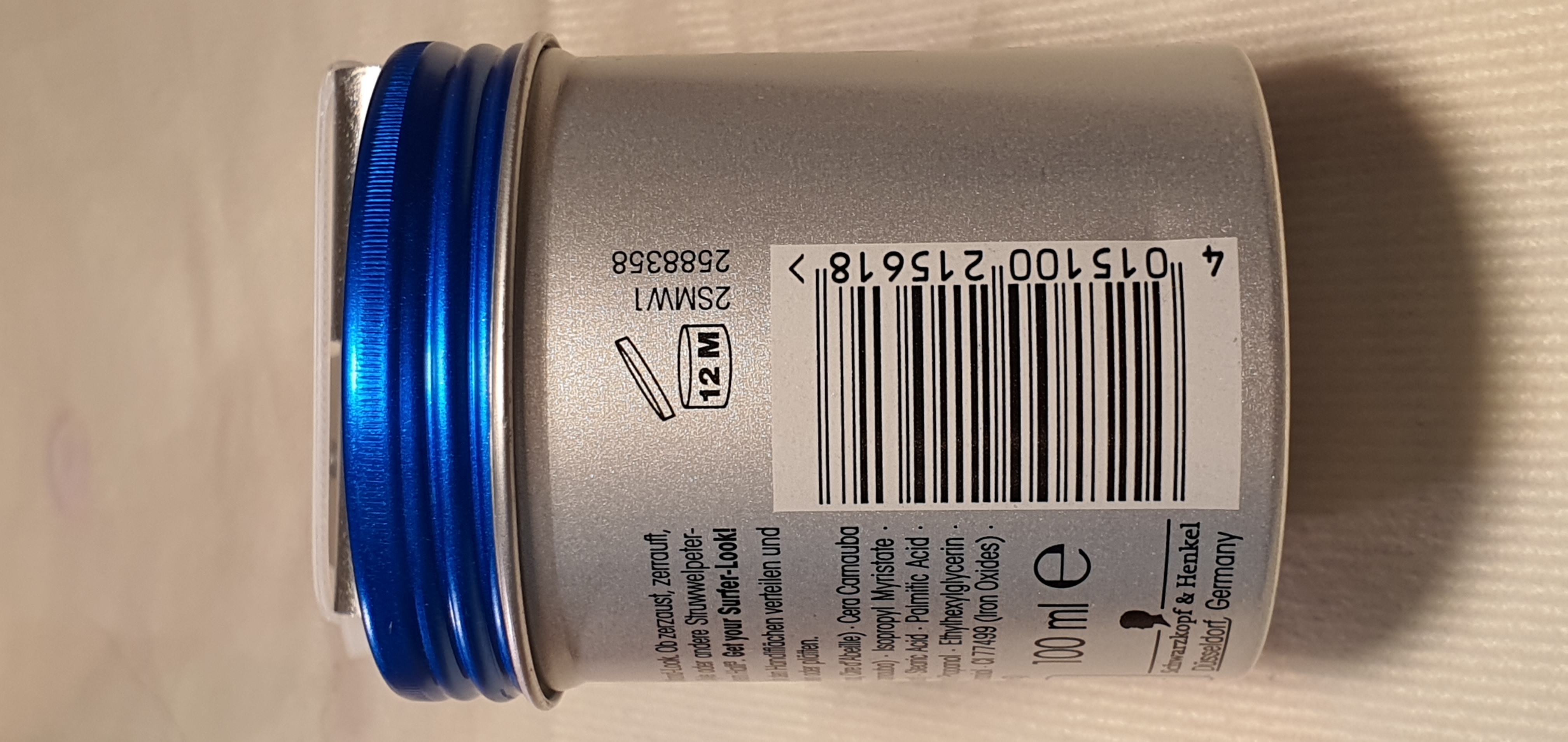 [HÀNG CHÍNH HÃNG NỘI ĐỊA ĐỨC KÈM BILL 100%] Sáp Vuốt Tóc Got2b Strand Matte Matt-Paste, 100 ml