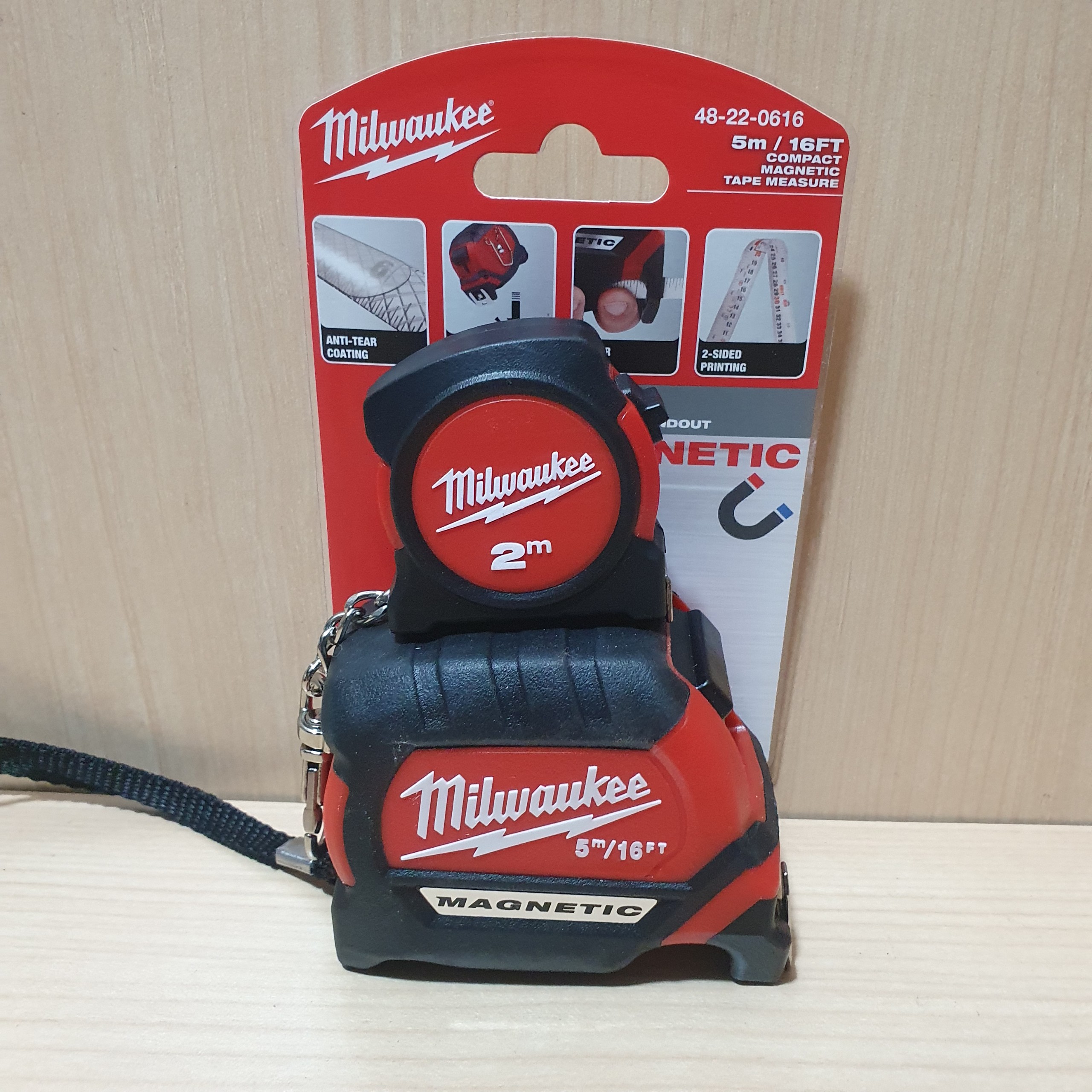 Thước cuộn nam châm Milwaukee.2M-5M