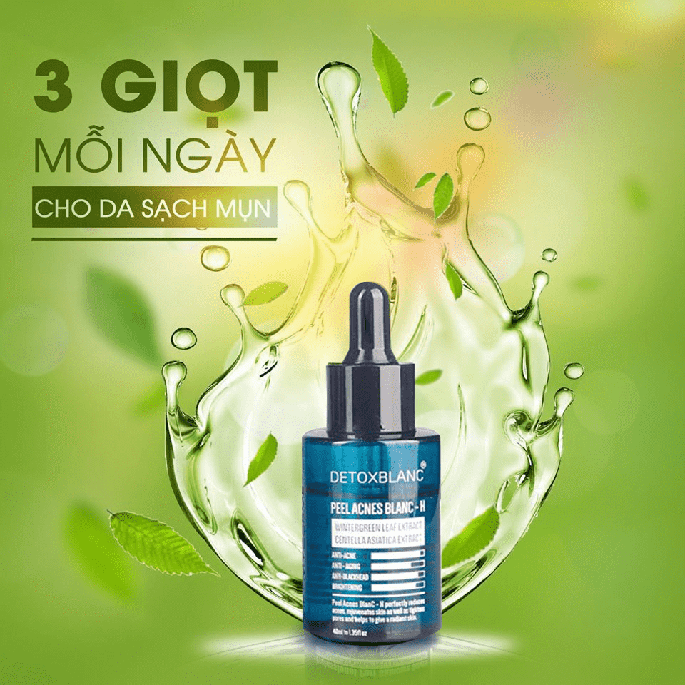 [HCM]Serum Mụn Lộc Đề M - Peel Acnes Blanc M 30ML