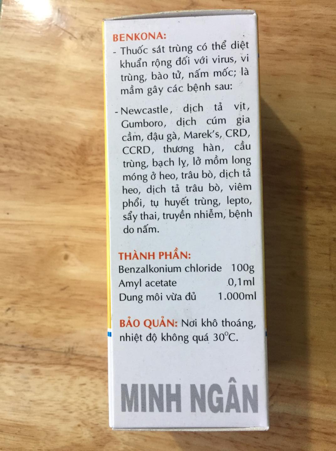 dung dịch sát khuẩn benkona
