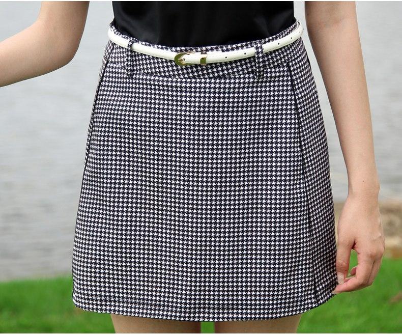 VÁY GOLF KẺ SỌC TRANG NHÃ - QZ039