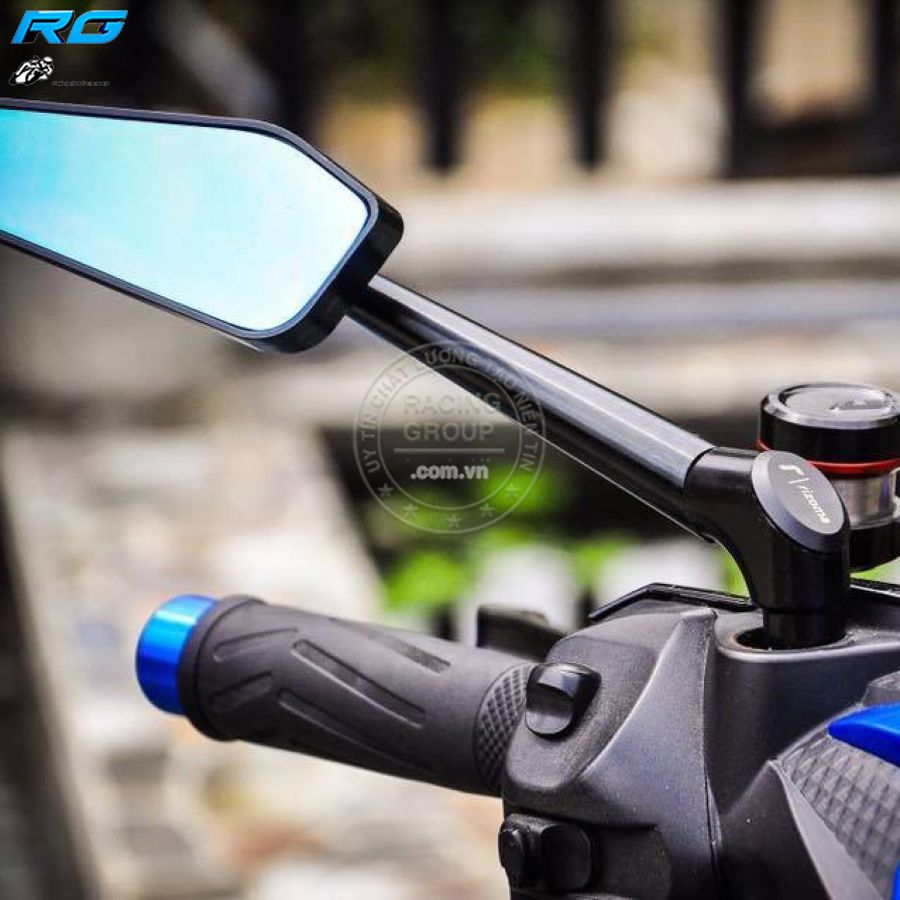 Kính Gương Chiếu Hậu Rizoma 744 Chân 3D Gắn Mọi Loại Xe Máy