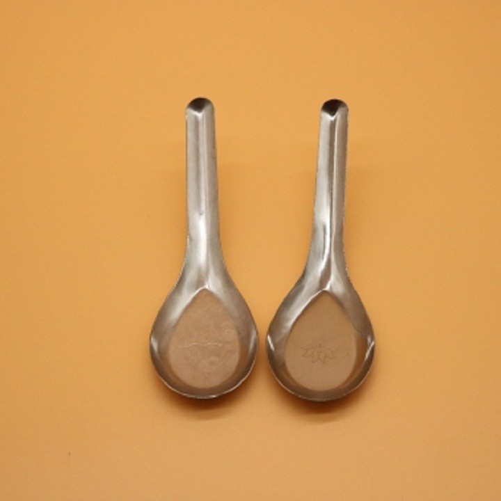 Combo 5  Thìa phở inox cán dài loại dày